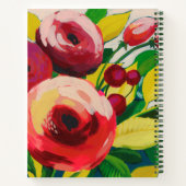 活発な開花 ノートブック (裏面)