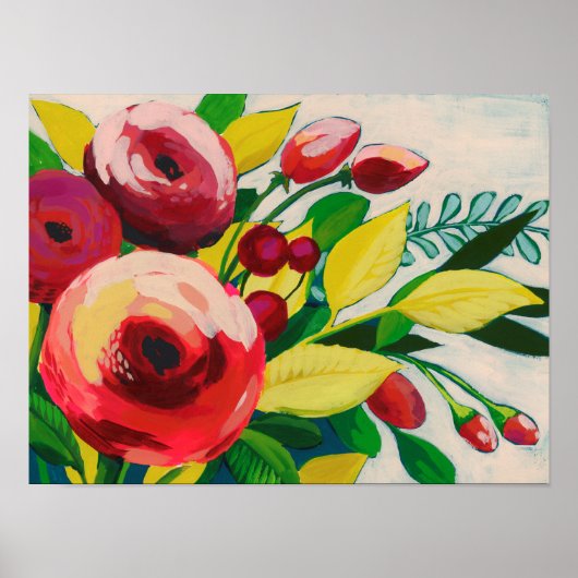 活発な開花 ポスター (正面)