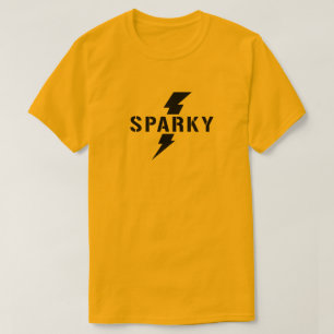 活発な電気技師 Tシャツ