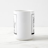 活発のロブスターを学びました コーヒーマグカップ (中央)