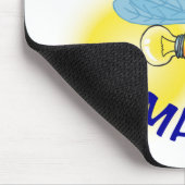 "活発"ホタルのマウスパッド マウスパッド (コーナー)