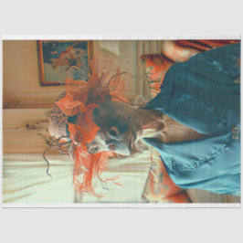 派手お洒落なヒッポのデコパージュ 薄葉紙