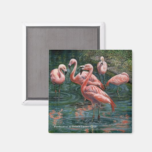 「派手さ」 マグネット (正面/裏面)