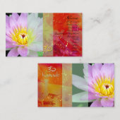 派手で流行のオシャレな名刺　ホリスティックヒーラー 名刺 (正面/裏面)