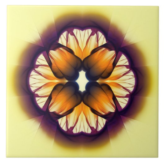 派手なカラフル装飾 タイル (正面)