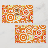 派手なサイケデリック名刺 – 通話カード コーリングカード (正面/裏面)