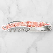 派手なサーモンを赤に変え、明るくねじれた ソムリエナイフ (裏面)