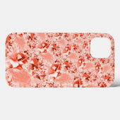 派手なサーモンを赤に変え、明るくねじれた Case-Mate iPhoneケース (裏面 (横))