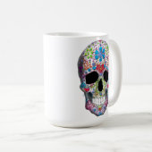 派手なドクロ コーヒーマグカップ (正面右)