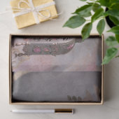 派手なフラミンゴフローラとアラベスクなランタン 薄葉紙 (ギフト)