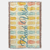 派手なフリップフロップ スローブランケット (正面縦)
