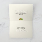 派手なプリン |ビジネスのクリスマス シーズンカード (内部)