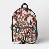 派手なポ王室のインシアナの枝 プリントバックパック (正面)