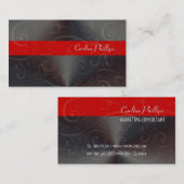 派手なマーケティングコンサルタントの名刺 名刺 (正面/裏面)