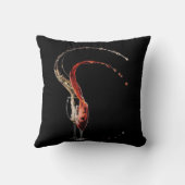 派手なワインの装飾用クッション クッション (裏面)