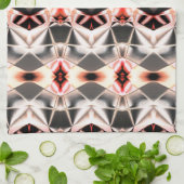 派手な光から暗いラポートに、サケ澄んモンからグレーに キッチンタオル (折り畳み)