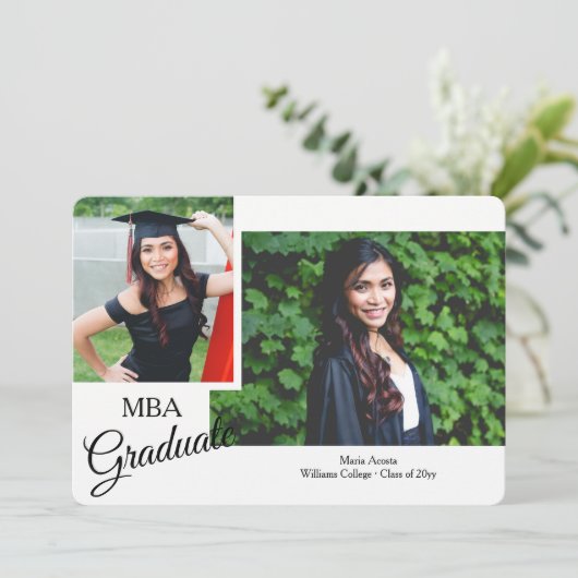 派手な台本大学院の写真発表 案内状 (スタンド正面)