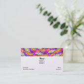 派手な名刺 – 花サイケデリック咲デザイン 名刺 (スタンド正面)