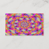 派手な名刺 – 花サイケデリック咲デザイン 名刺 (裏面)