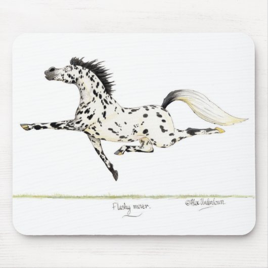 「派手な引越し業者」のマウスパッド マウスパッド (正面)