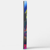 派手な抽象芸術色と華やかな形 Case-Mate iPhoneケース (裏面 / 右)