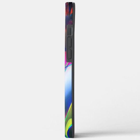 派手な抽象芸術色と華やかな形 Case-Mate iPhoneケース (裏面 / 左)