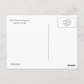 派手な朱色の捕手 ポストカード (裏面)