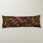 派手な澄んラインで茶色のネオンの鏡像化スタイル ボディピロー (裏面)