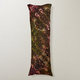 派手な澄んラインで茶色のネオンの鏡像化スタイル ボディピロー