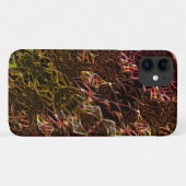 派手な澄んラインで茶色のネオンの鏡像化スタイル Case-Mate iPhoneケース (裏面(横))