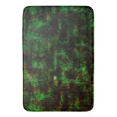 派手な緑と赤のダークスポットの変動 バスマット (正面縦)