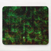 派手な緑と赤のダークスポットの変動 マウスパッド (正面)