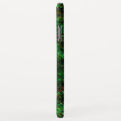 派手な緑と赤のダークスポットの変動 Case-Mate iPhoneケース (裏面/右)