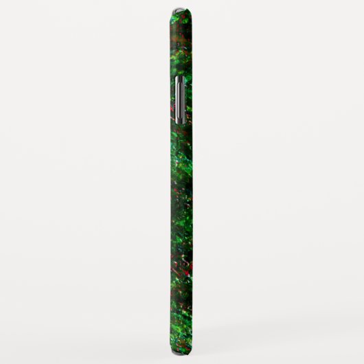 派手な緑と赤のダークスポットの変動 Case-Mate iPhoneケース (裏面/右)