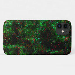 派手な緑と赤のダークスポットの変動 iPhone 11 ケース