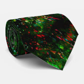 派手な緑の暗い点の変動 ネクタイ (ロール)