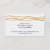 派手な線と石板 名刺 (裏面)