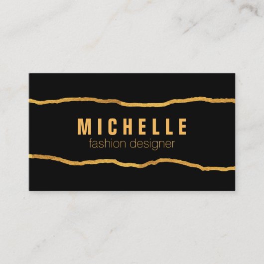 派手な線II 名刺 (正面)