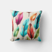 派手な羽根 クッション (正面)