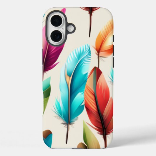 派手な羽根 Case-Mate iPhoneケース (裏面)