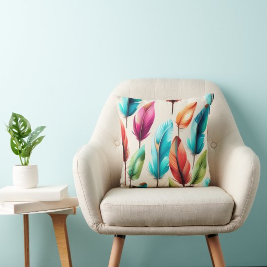 派手な羽 クッション (椅子)