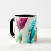 派手な羽 マグカップ (正面左)