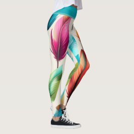 派手な羽 レギンス