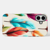 派手な羽 Case-Mate iPhoneケース (裏面 (横))