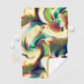 派手な色と滑らかなグラデーションの繊維状のステイン ゴルフタオル (インサイチュ)