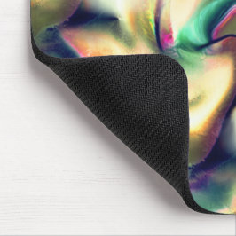 派手な色と滑らかなグラデーションの繊維状のステイン マウスパッド