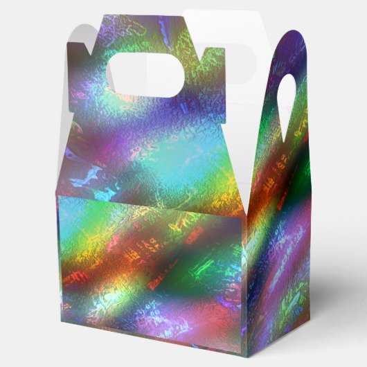 派手な色の岩肌の大きなバンプ フェイバーボックス (オープン)