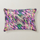 派手な色の石筍または岩 アクセントクッション (正面)