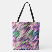 派手な色の石筍または岩 トートバッグ (正面)