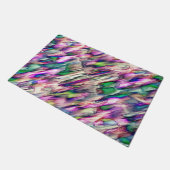 派手な色の石筍または岩 ドアマット (アングル)